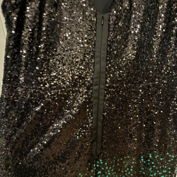 Gorgeous Evening Gown - Black to Green Ombre - Picture 5 of 11